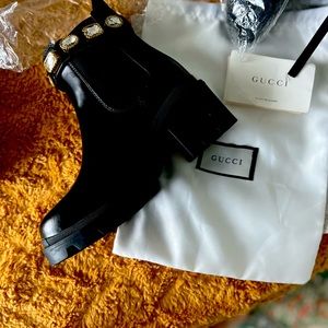 Gucci Trip Bootie with Jewels